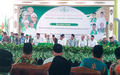 PCNU Lampung Tengah Sukses Gelar Pelantikan Pengurus Baru Masa hikmat 2024-2029