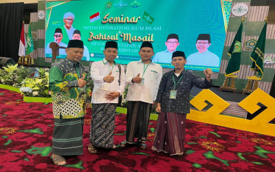 Pengurus Cabang Nahdlatul Ulama (PCNU) Lampung Tengah Ikuti Seminar Sistem Istimbath Hukum dan Bahtsul Masail